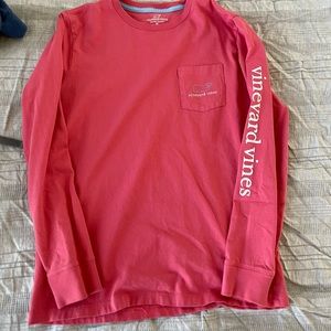 Pink vineyard vines girls medium long sleeve tshirt
